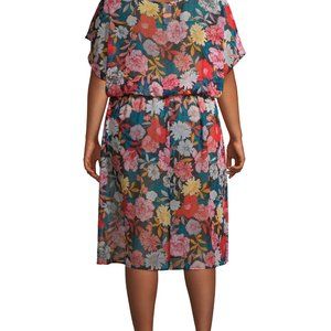 Time and Tru Women's Chiffon Swimsuit Cover Up